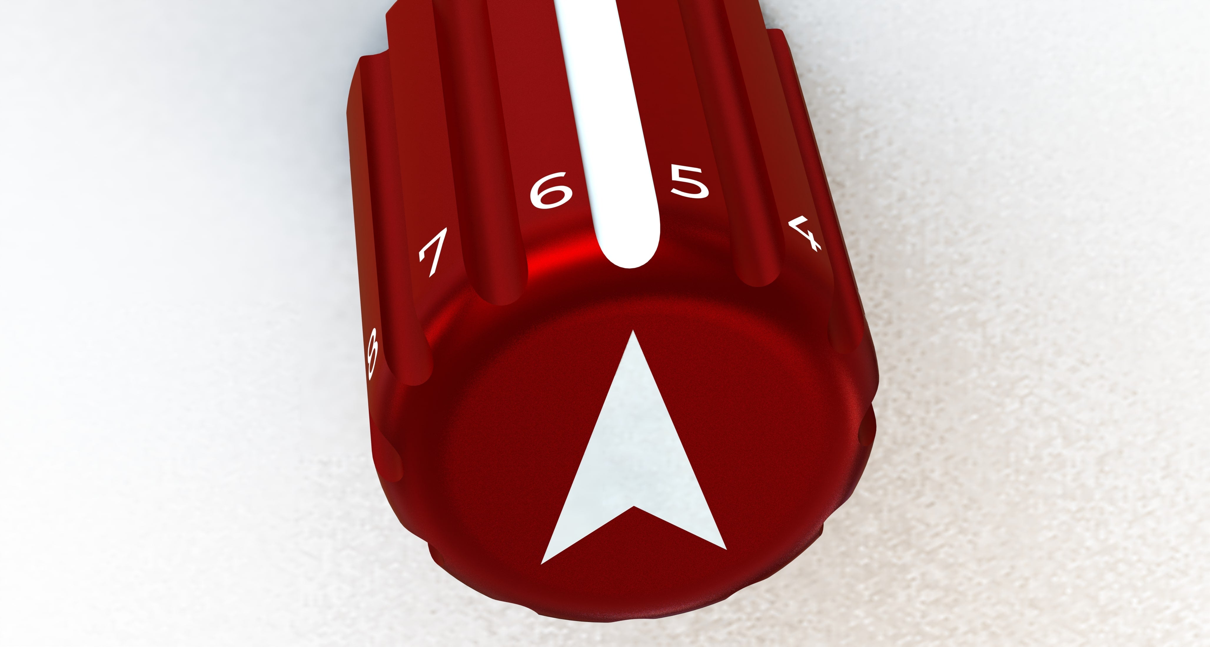 aluminum volume control knob