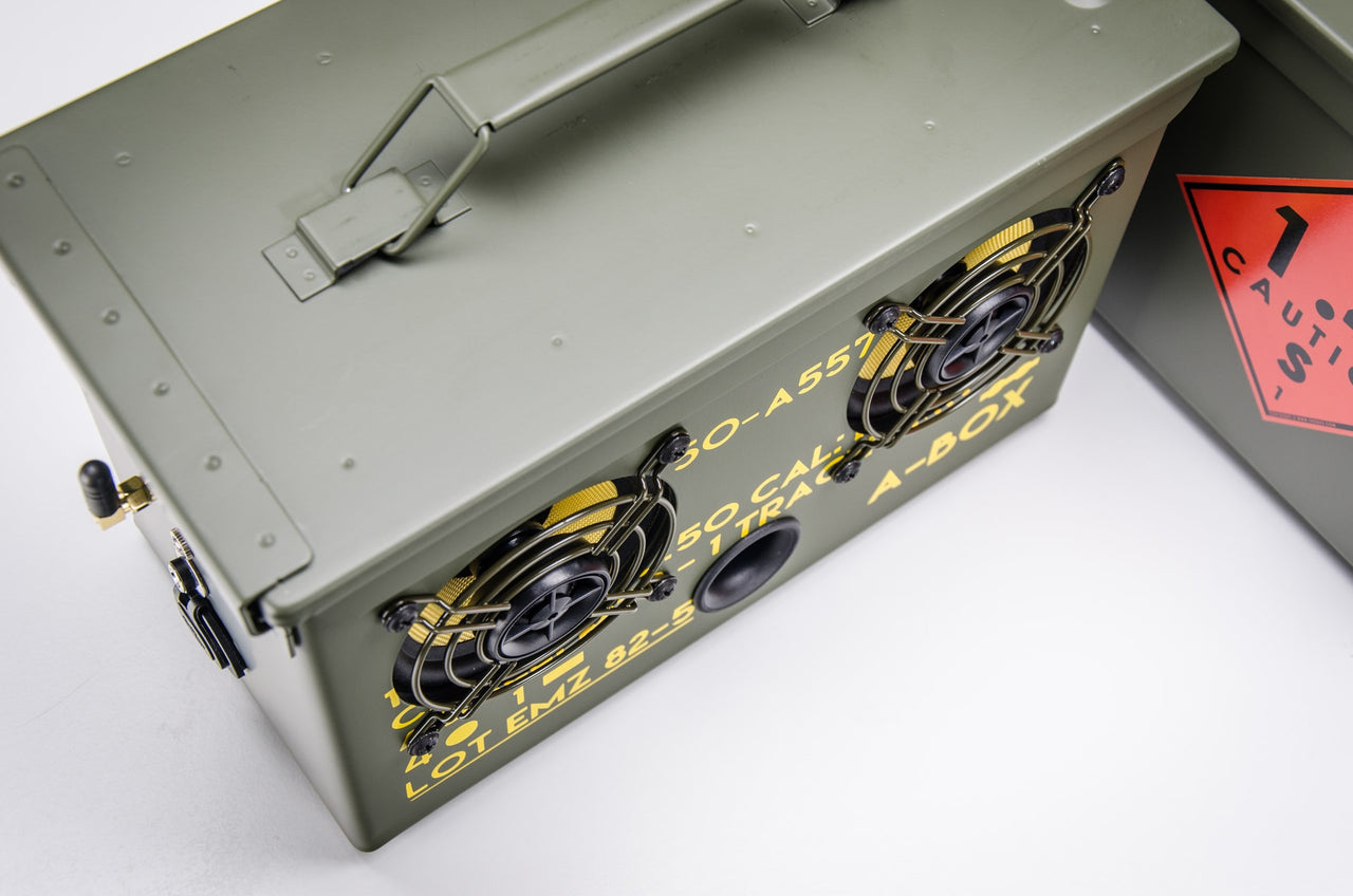 .50 CAL A-BOX™ The Original Ammo Can Speaker