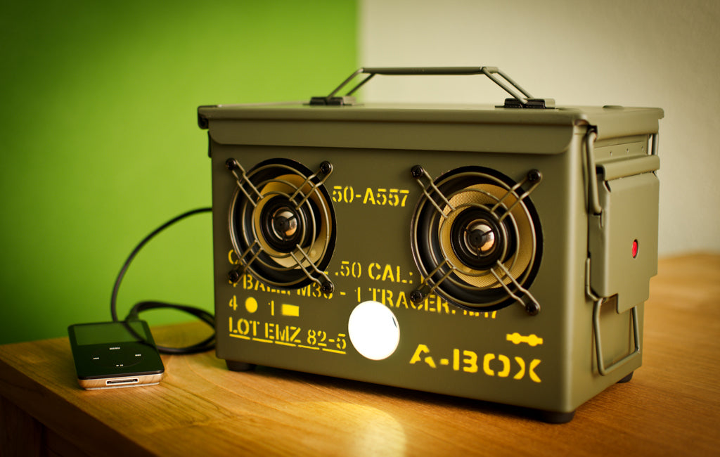 Thodio .50 CAL A-BOX™ The Original Ammo Can Boombox