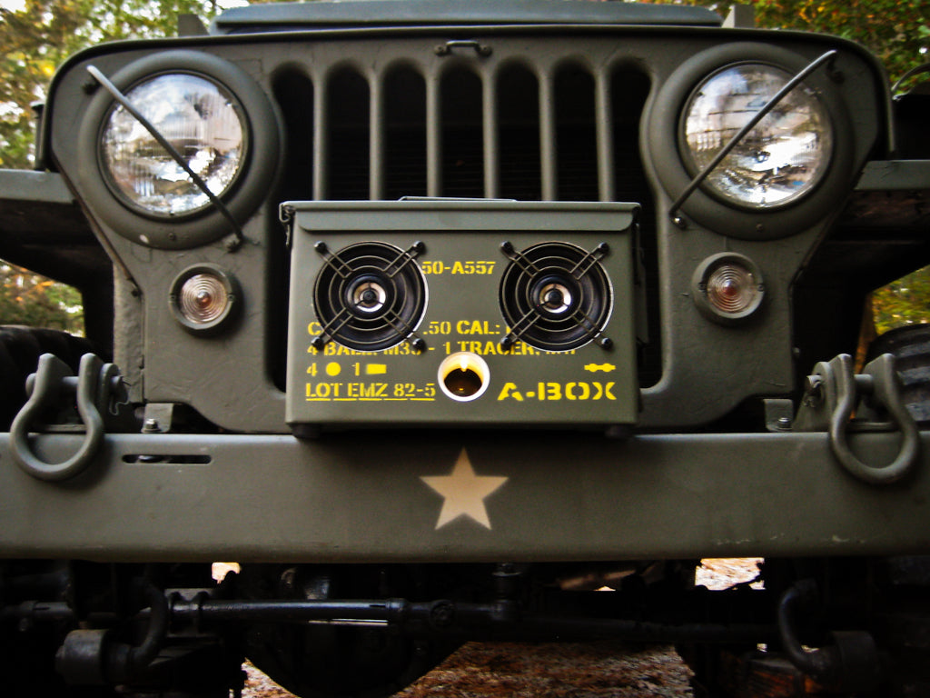 ultimate wooden aptX bluetooth audiophile boombox airplay speaker apple dock for iphone, thodio A-BOX light edition ammo box ammo can speaker