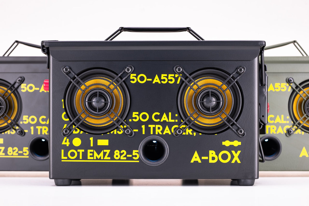 The Original Ammo Can Speaker .50 CAL A-BOX™ BLACK OPS