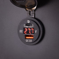 Thumbnail for Fast Charging: Dual USB charge ports with voltmeter