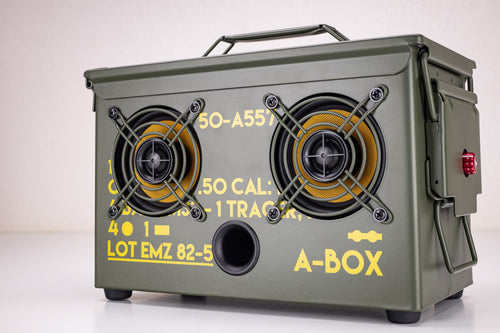 olive drab green wireless speaker