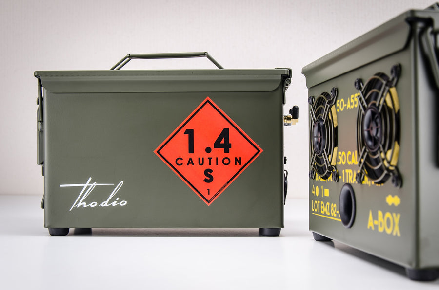 Original Ammo Can Speaker .50 Cal A-Box 3 .50 CAL A-BOX™ The Original Ammo Can Speaker 2023