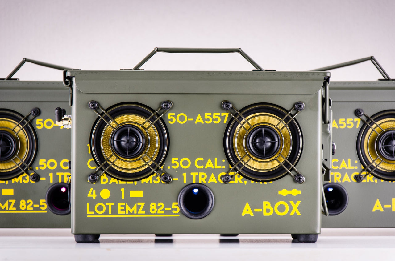 2018 ammo can speaker new review bluetooth speaker wireless outdoor portable powered wifi guitar amp camping bbq party beach best boombox
