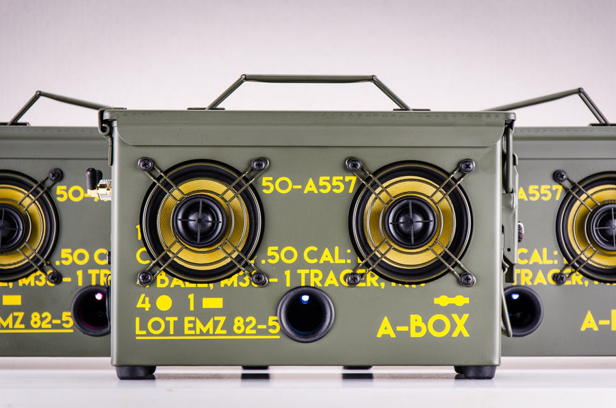 telefoon Ruilhandel Oordeel 50 CAL A-BOX™ - The Original Ammo Can Speaker 2023 – Thodio - Iconic  Wireless Speakers