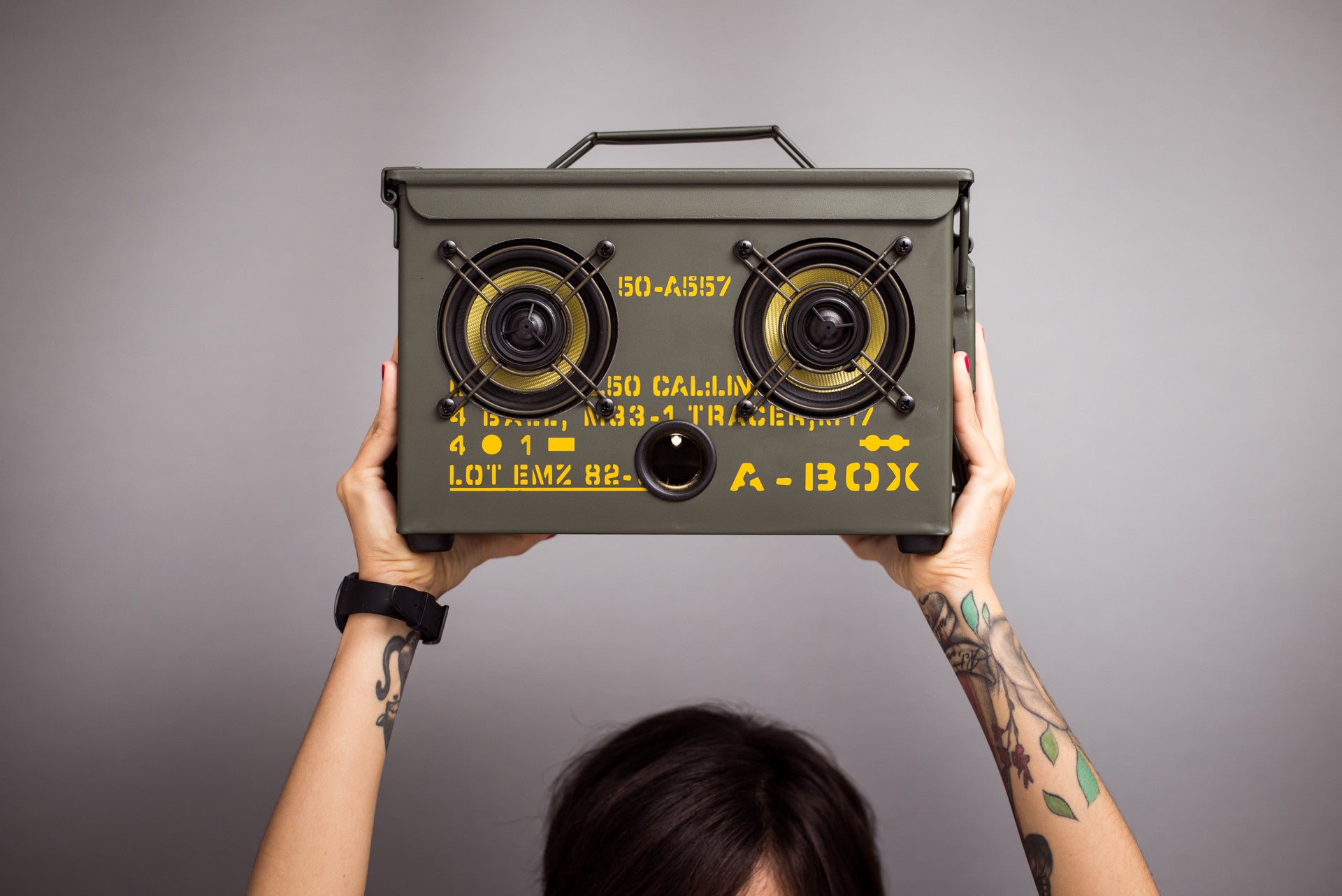 Thodio .50 CAL A-BOX™ The Original Ammo Can Boombox