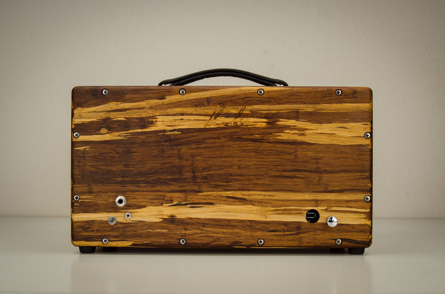 THODIO IBOX™ XC High Density Tiger Stripe Bamboo Speaker- Limited Edition 3 Thodio iBox XC best wireless speakers review 2016 smart wifi wood bamboo hand crafted handmade custom vintage luxury kevlar tiger stripe eco tk2050 portable mancave yacht boat beach party tailgating bbq high resolution 192Khz HD