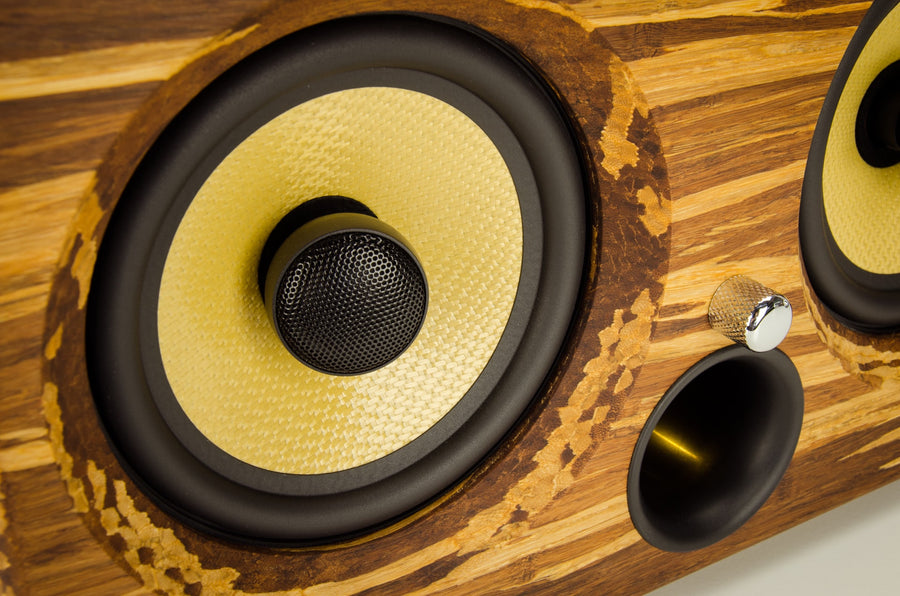 THODIO IBOX™ XC High Density Tiger Stripe Bamboo Speaker- Limited Edition 7 Thodio iBox XC best wireless speakers review 2016 smart wifi wood bamboo hand crafted handmade custom vintage luxury kevlar tiger stripe eco tk2050 portable mancave yacht boat beach party tailgating bbq high resolution 192Khz HD