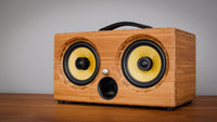 Thumbnail for best bluetooth speaker wifi speakers wireless system 2015 bamboo wood wooden speakers airplay review pono outdoor design solid crafted audiophile audiosystem aptX AAC dock android portable beachparty guitar amplifier amp