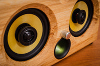 Thumbnail for ultimate wooden aptX bluetooth audiophile boombox airplay speaker apple dock for iphone, thodio iBox teak oak zebrawood beech bamboo pono speakers pono wireless pono iphone app pono android app pono bluetooth