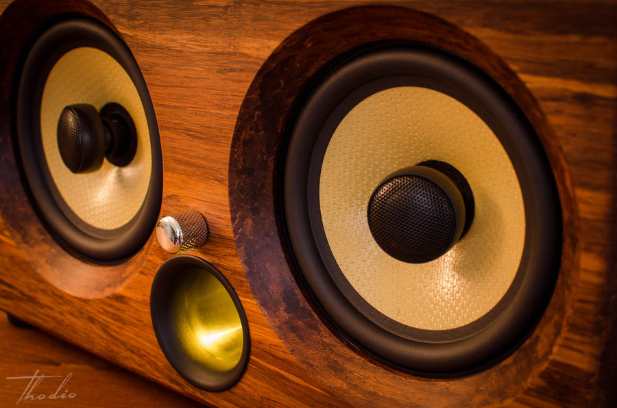 THODIO IBOX™ XC High Density Chocolate Bamboo Speaker 2 best wireless speakers review 2016 test bluetooth wifi airplay portable boombox outdoor beach party exclusive luxury speaker bamboo wood teak kevlar power hifi audiophile hipster handmade manmade battery li-ion custom special present gift christmas