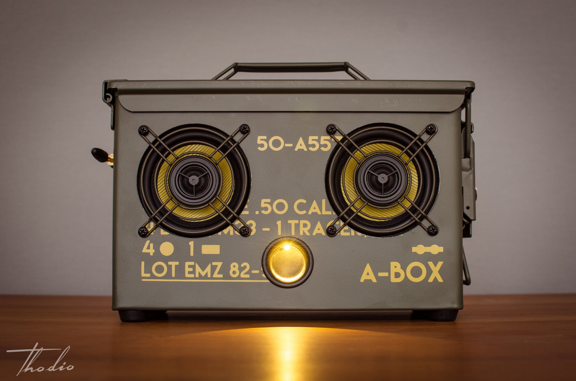 Thodio .50 CAL A-BOX™ The Original Ammo Can Boombox