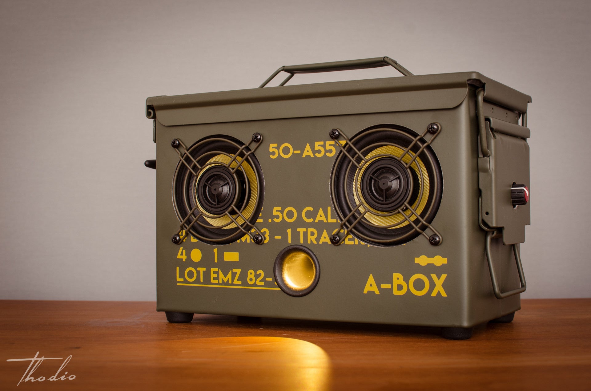 Thodio .50 CAL A-BOX™ The Original Ammo Can Boombox