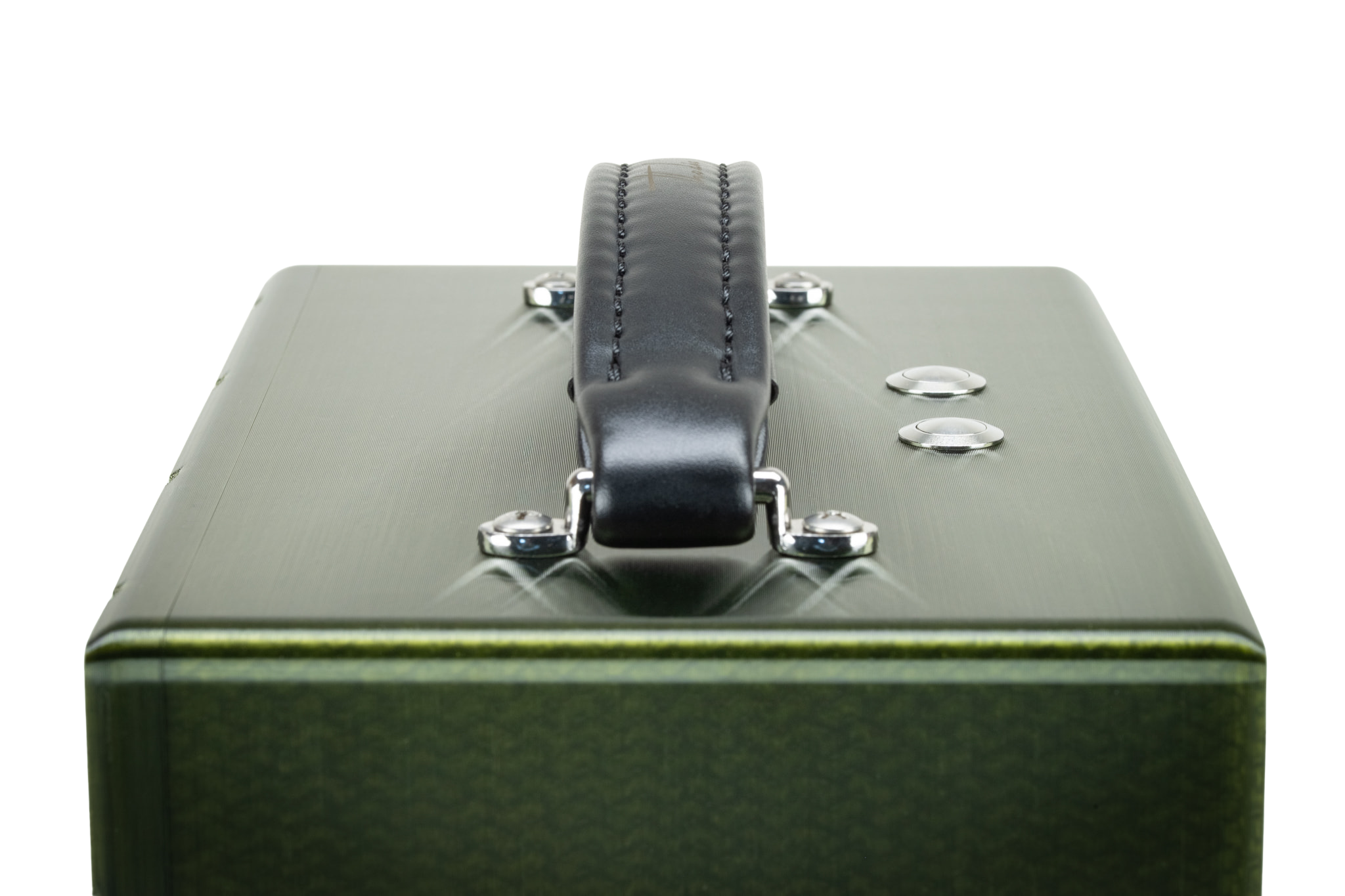 A-BOX detail — handle, latches and controls