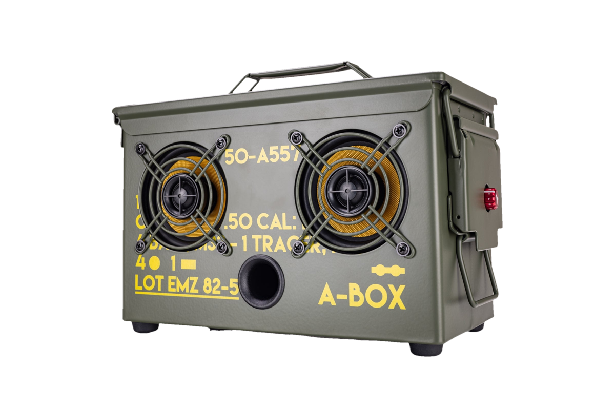 The Original Ammo Can Speaker .50 CAL A-BOX™ OLIVE DRAB